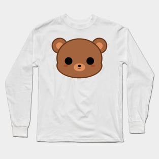 Cute Brown Bear Long Sleeve T-Shirt